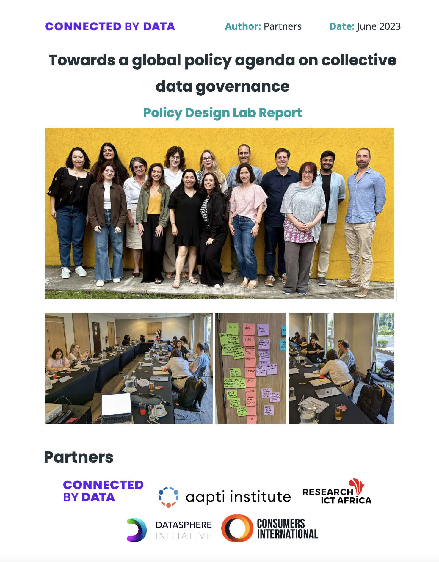 Write-up: A global policy agenda on collective data governance #shared