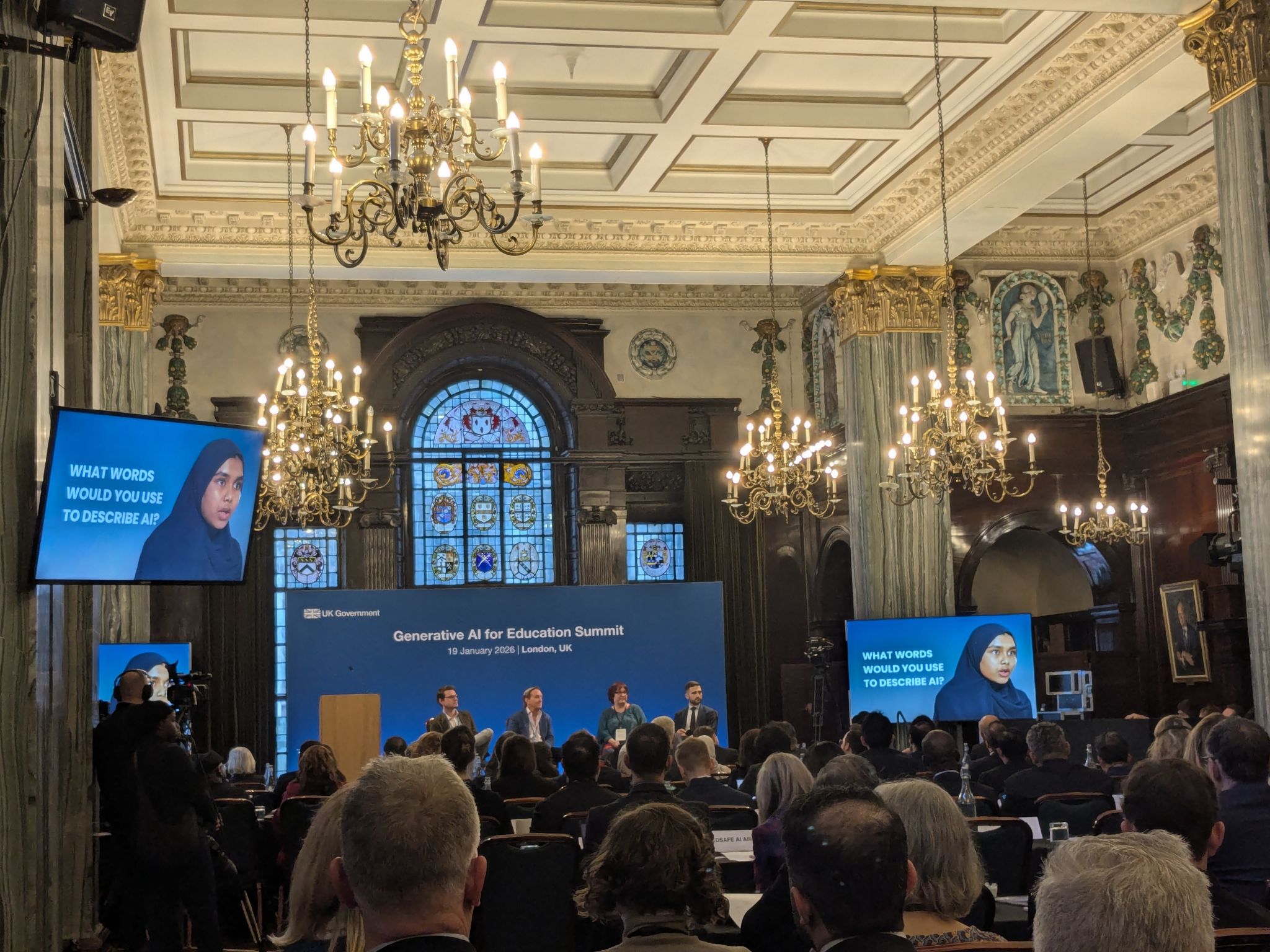 Jeni on a panel at the Generative AI for Education Summit in January 2026
