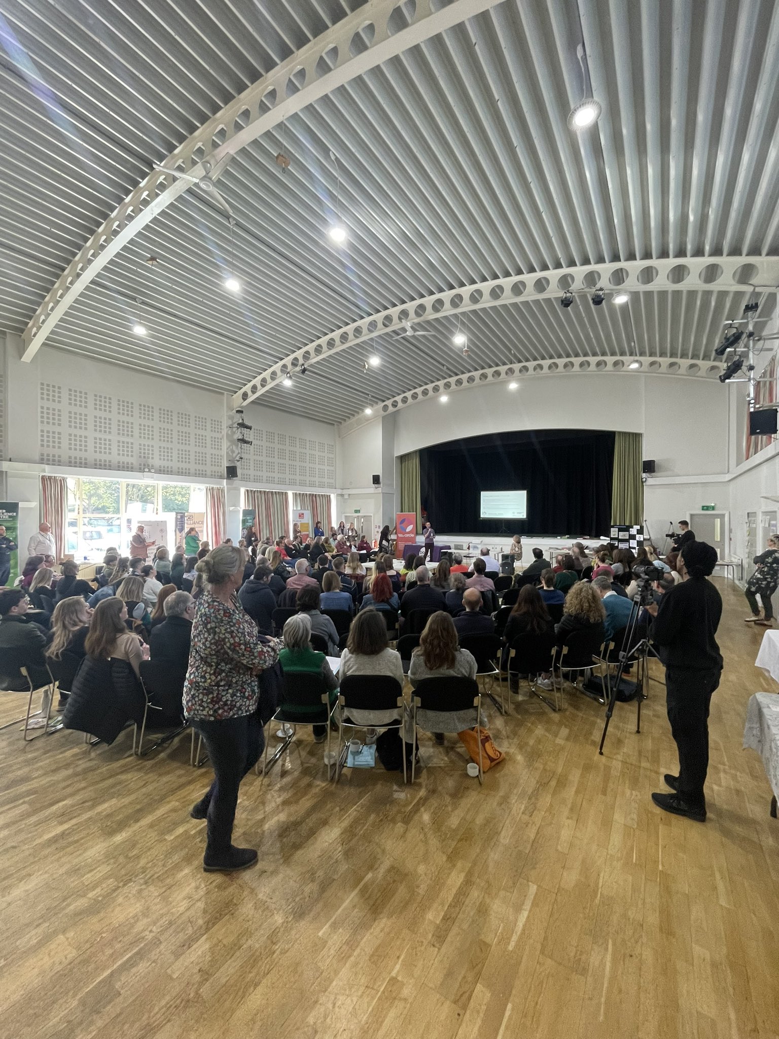 Hall full of participants for Gloucestershire Data Day