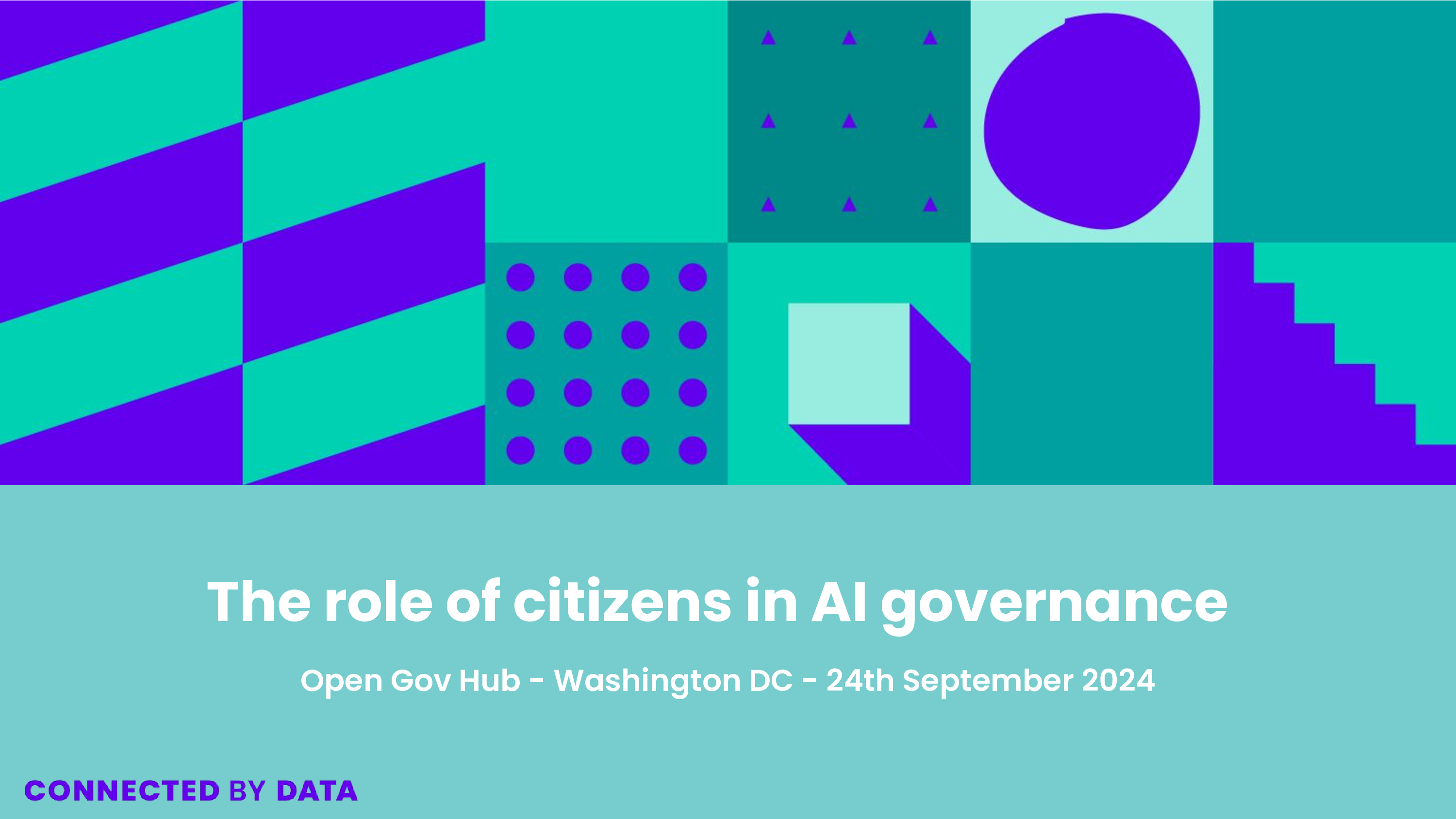 The role of citizens in AI governance Open Gov Hub - Washington DC - 24th September 2024